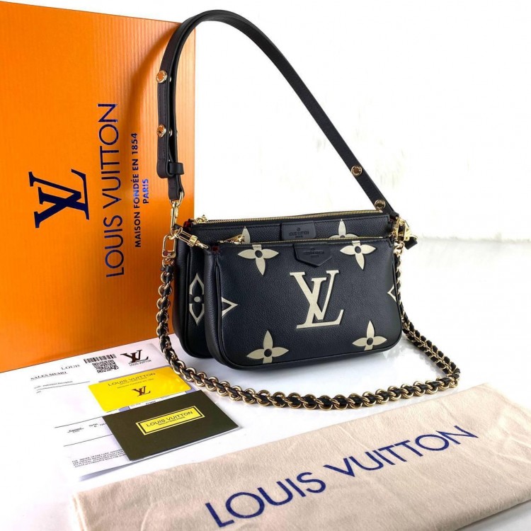 LOUİS VUİTTON MULTİ POCHETTE ACCESSORİES SİYAH